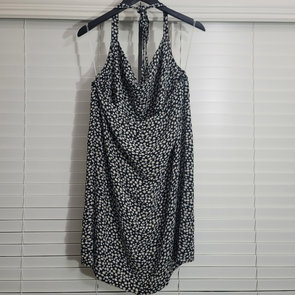 American Eagle Outfitters Women's Daisy Halter Mini Dress Size XL - Picture 2 of 11